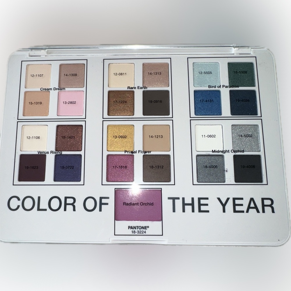 NIB SEPHORA PANTONE Color of the Year EYESHADOW PALETTE Radiant Orchid Ltd Ed!
